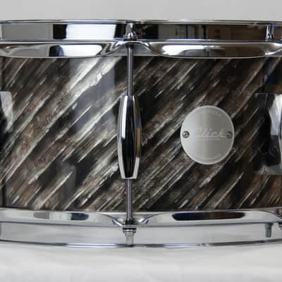 Click Custom 8ply Maple 6x12 Snare Drum Quicksilver Strata Finish image 10