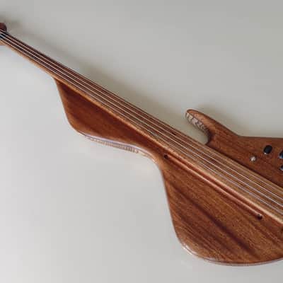 GVGD 34" FRETLESS BASS 4 STRINGS 07-21 MAHOGANY ASH NATURAL image 4