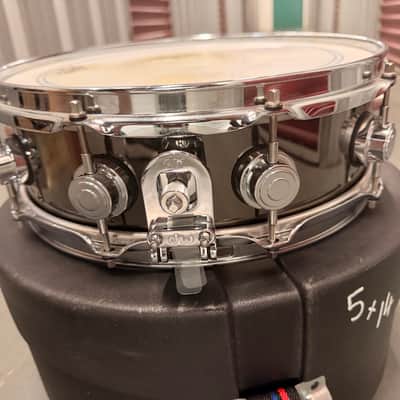 CUSTOM DW Collectors Series Snare Drum Mid 2010's - 14 x 4.5in Black Nicke/Brass image 2