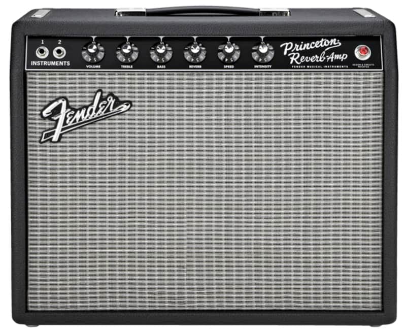 Fender '65 Princeton Reverb Amplifier w/ Cover & Footswitch image 1