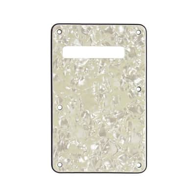 Strat Stratocaster Electric Guitar Back Plate Trem Tremolo cover USA MEX FIT - Black Matt (SIngle Ply) image 14
