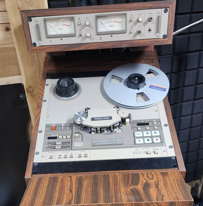 TASCAM ATR60-2T 1/4" 2-Track Reel to Reel Tape Recorder 1980s - Tan image 1
