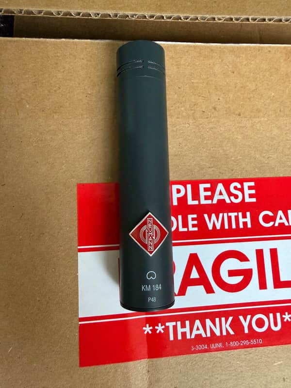 Neumann KM 184 Condenser Microphone (Cardioid) – Made in Germany, worldwide shipping image 1