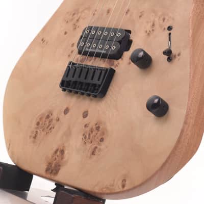 Charvel Pro-Mod DK24 HH HT E Mahogany with Poplar Burl Top Desert Sand 3080gr image 5