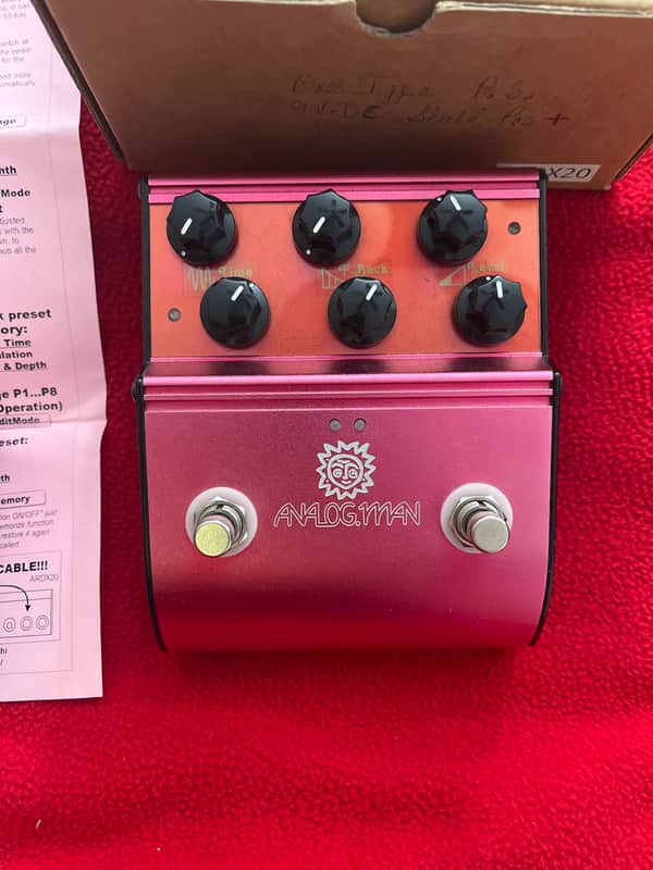 Analogman ARDX20 Dual Analog Delay 2010 with AMAZE0 - 2014 - Red image 1