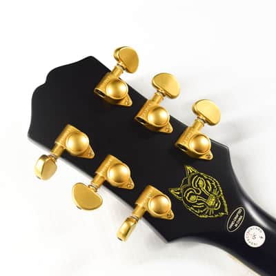 Epiphone Emily Wolfe Sheraton Stealth Semi-Hollow [DEMO] 2022 - Black Aged Gloss image 12