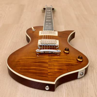 2002 Fernandes American Custom Ravelle Custom, Hand-Made w/ AAAAA Flame Maple Top, Case & Tags image 10