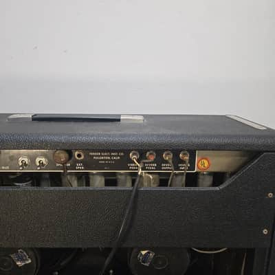 Investment Grade 1964 Fender Twin Reverb Guitar Amp w/ Original Foot Switch image 9
