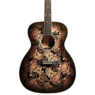 2026 Martin Custom Shop Limited Edition M Paisley Acoustic-Electric Ember Burst Pre-Order image 2