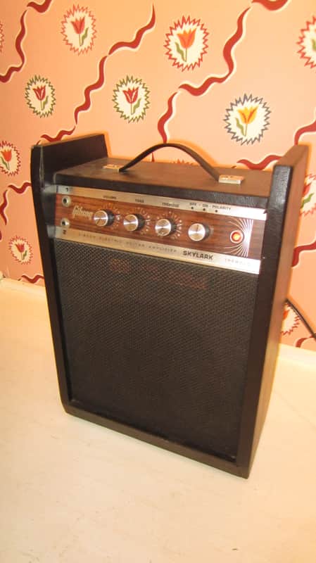 Vintage circa 1968 Gibson Skylark Amp - Brown and Black image 1