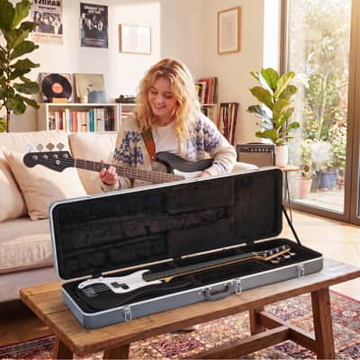 🎸ABS Extra Sturdy Hard Case for Electric Bass Guitar with a Plush interior! For Jazz Bass, Precision (P) Bass, EB/SG Bass, Rickenbacker, & More!🎸 image 10