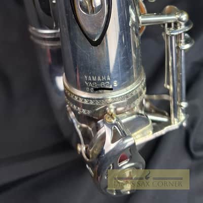 NO TARIFFS - Vintage Yamaha YAS-62S Silver Alto Saxophone Purple Logo image 16