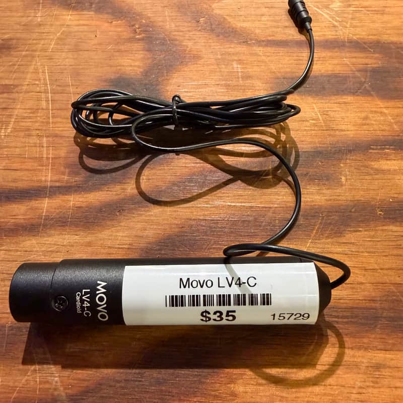 Movo LV4-O Omnidirectional Lavalier Microphone with XLR Connector