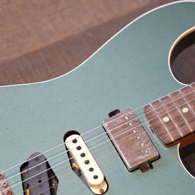 Unplayed! 2021 Fender Custom Shop GC Strat HST Journeyman Relic Aged Sherwood Green Metallic SSH + COA OHSC image 9