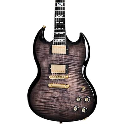 Gibson SG Supreme Electric Guitar 2024 - Translucent Ebony Burst image 5