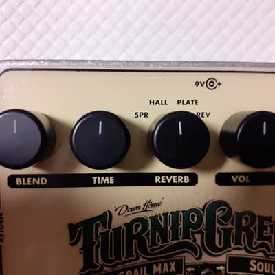 Electro-Harmonix Turnip Greens Multi-Effect 2016 (Holy Grail Max Reverb & Klon-style Overdrive) image 12