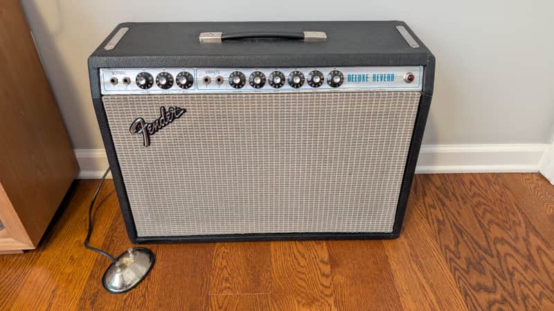 Fender Deluxe Reverb / 1974 / New Caps / Original Footswitch and Speaker / RCA Tubes / Super Clean image 1