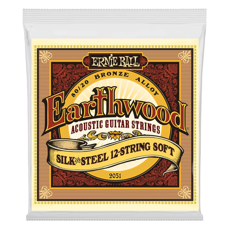 Ernie Ball 2051 Earthwood Silk & Steel 80/20 Bronze Soft 9-46 image 1