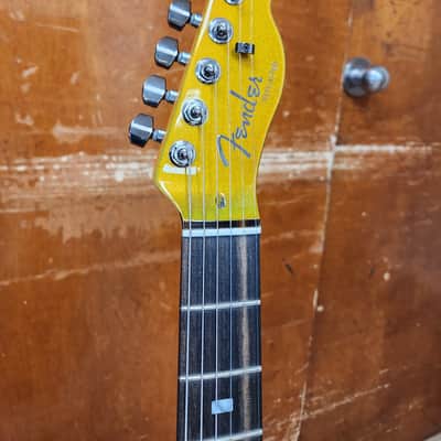 Fender 75th Anniversary American Ultra II Telecaster Liquid Gold with Roadrunner Hardshell Case image 4