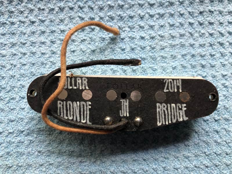 Lollar strat style blonde bridge pickup 2014 - cream image 1