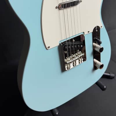 Squier Classic Vibe 50's Telecaster Electric Guitar Sonic Blue Finish (063) image 5