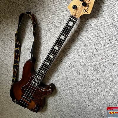 Custom PJ Precision / Jazz Bass in Satin Vintage Burst image 2
