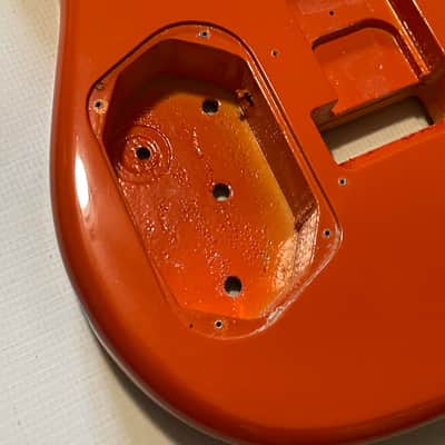 2010's Kramer Pacer Vintage Series Bengal Tiger Stripe Guitar Body Floyd Ready image 17