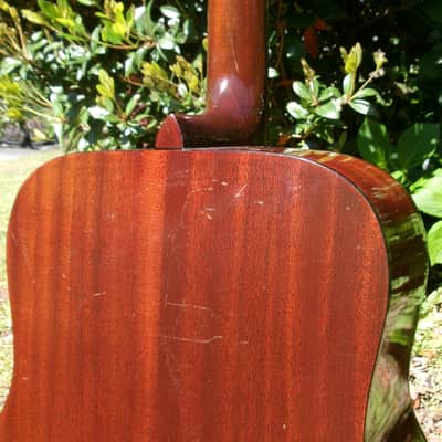 1972 Yamaha FG180 Red Label Nippon Gakki image 4