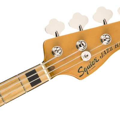 Squier Classic Vibe '70s Jazz Bass - Maple Fingerboard - Black image 7