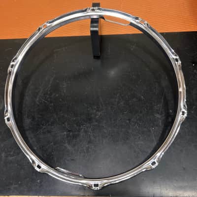 Ludwig 14” 10 lug 2.3mm Steel Super sensitive Resonant Hoop 1980’s image 7