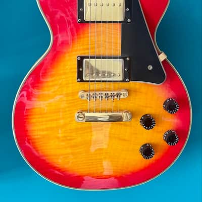 Epiphone LP Custom 2005 Korea - Heritage Cherry Sunburst image 2