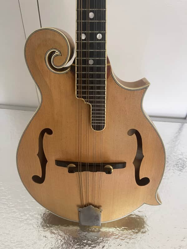 Unknown F Style Mandolin Estimated early/mid 20th century  - Maple image 1