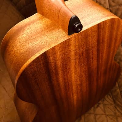 Lag TRAVEL-RCE Travel Series Solid Red Cedar Top Khaya Neck 6-String Acoustic-Electric Guitar w/Case image 9