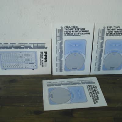 Mackie 406M Powered Mixer+C300 Speakers & Owner's Manuals--Mint Condition! image 18