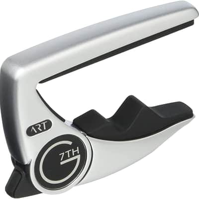 G7th Performance 3 Capo with ART Steel String Special Edition Celtic Engraved image 1