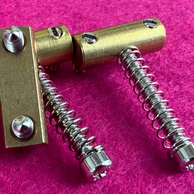 GVT® 50's Telecaster® Compensated Saddles – Soft Brass, Long RH Model image 6