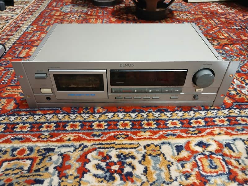 Denon DN-730R Rack Mount Studio Grade Casette Deck 1990s - Silver image 1