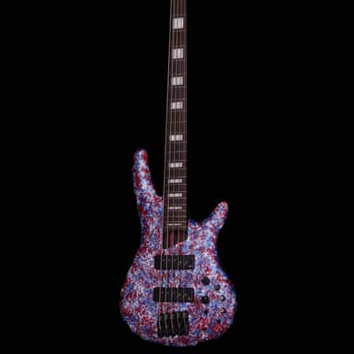 Ibanez SR5A250 SR Premium 5-String Electric Bass - Red, White and Blue image 6