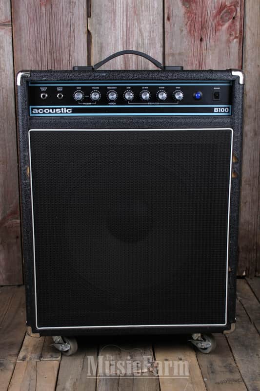 Acoustic B100 Bass Guitar 100 Watt Amplifier Amp image 1