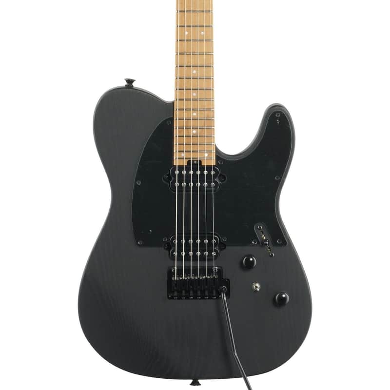 Charvel So Cal S2 24 HH 2PT CM Electric Guitar, Black Ash image 1