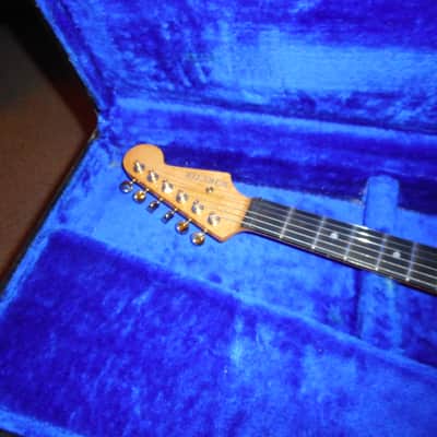 Schecter Van Nuys Hot Rod Custom Strat Super Rare! Curly Maple  1 Humbucker Cherry Sunburst image 16