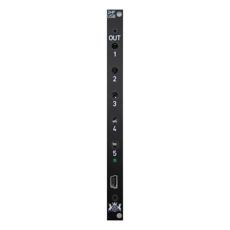 Michigan Synth Works 2HP2MIDI Eurorack USB-TRS MIDI Module (Black) image 1