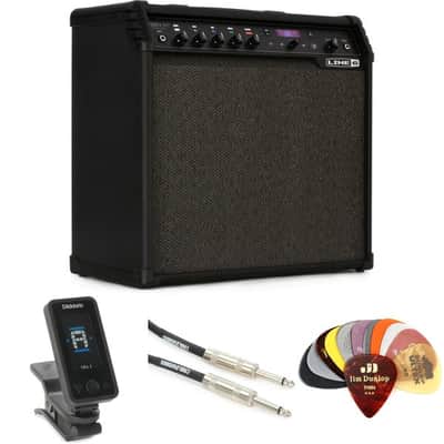 Line 6 Spider V 120 MkII 1x12" 120-watt Modeling Combo Amp Essentials Bundle image 2