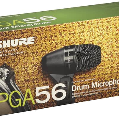 Shure PGA56 Dynamic Microphone with Cardioid Pattern and Swivel-Mount Snare/Tom Design image 4