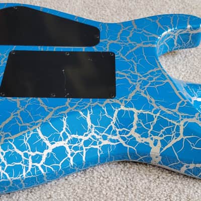 Jackson X Series Soloist SL3X DX Crackle Electric Guitar, Frost Byte Crackle image 7