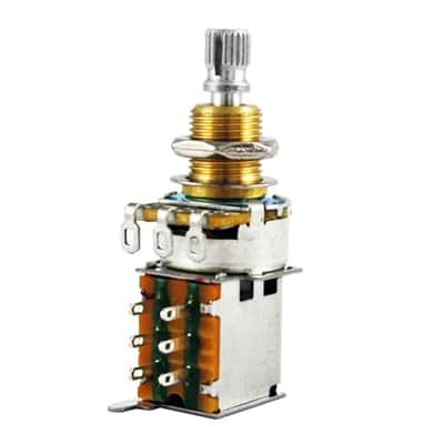 250K DPDT Push-Push Audio Taper Potentiometer Mini Pot