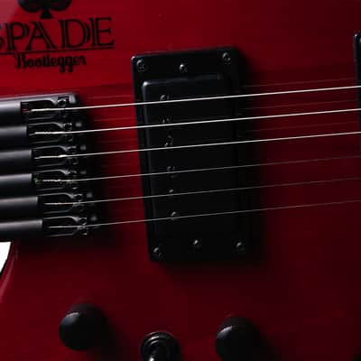 Bootlegger Guitar  Spade Gibson Scale 24.75 Headless Guitar With Case 2022 image 9