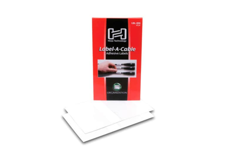 Hosa Label-A-Cable Kit, 60 Peel Off Labels image 1