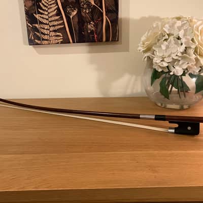 Double Bass French Bow - Brazilwood - ideal Student Bow image 13
