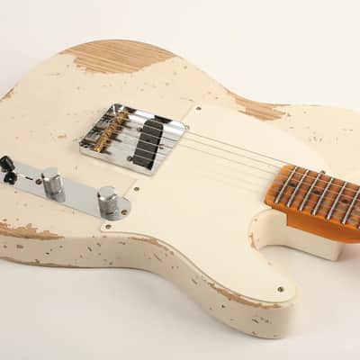 Fender Limited Edition Reverse Esquire Heavy Relic 2024 Aged White Blonde image 4